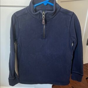 Navy Blue Quarter-Zip Pullover